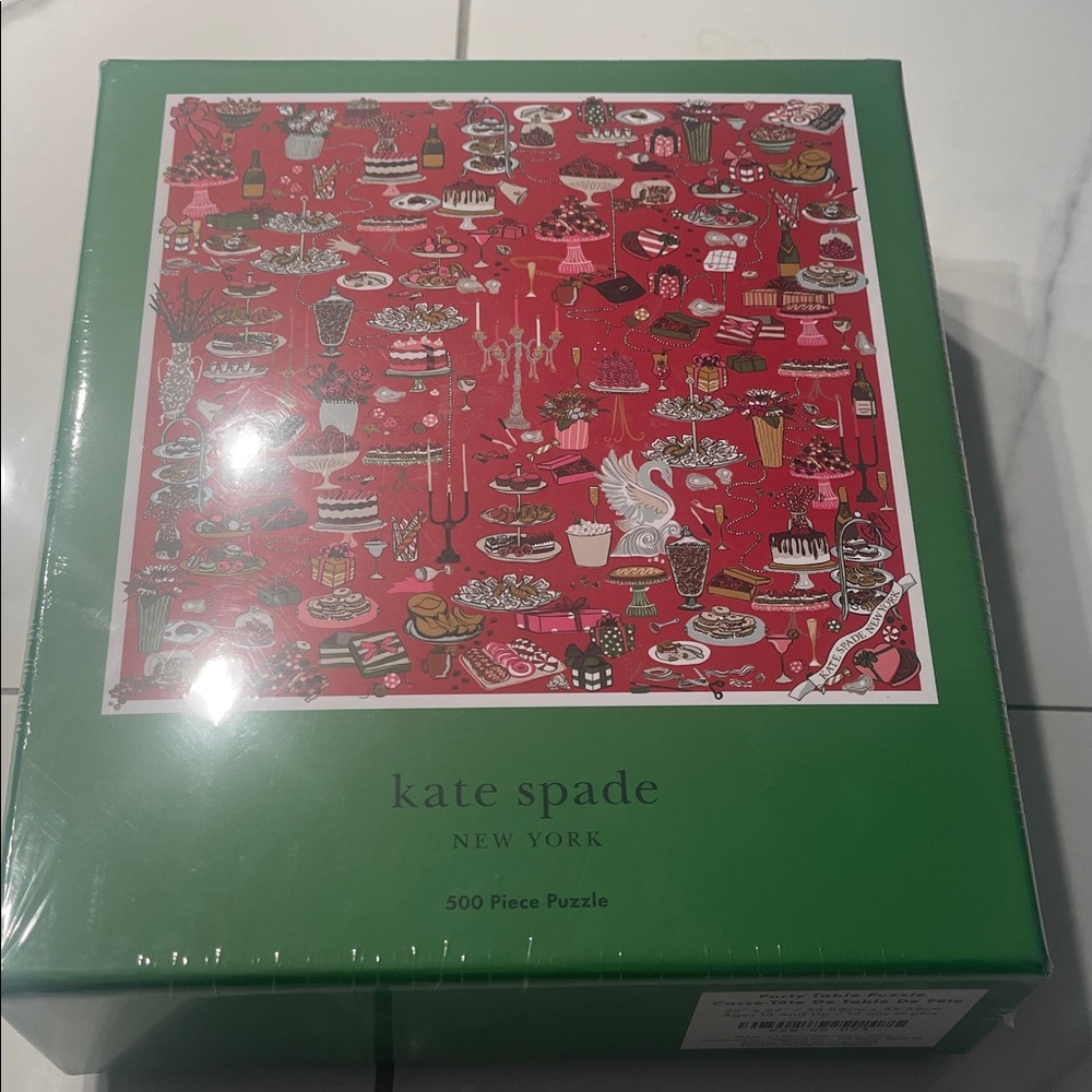 Kate Spade Festive Red and Green Puzzle
